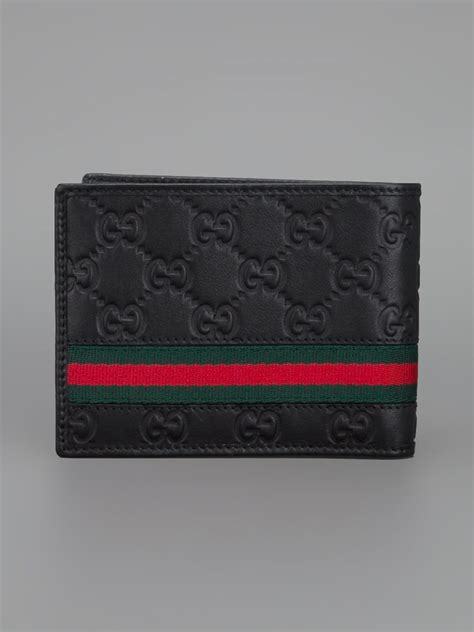 gucci mens embossed wallet|real Gucci men's wallet.